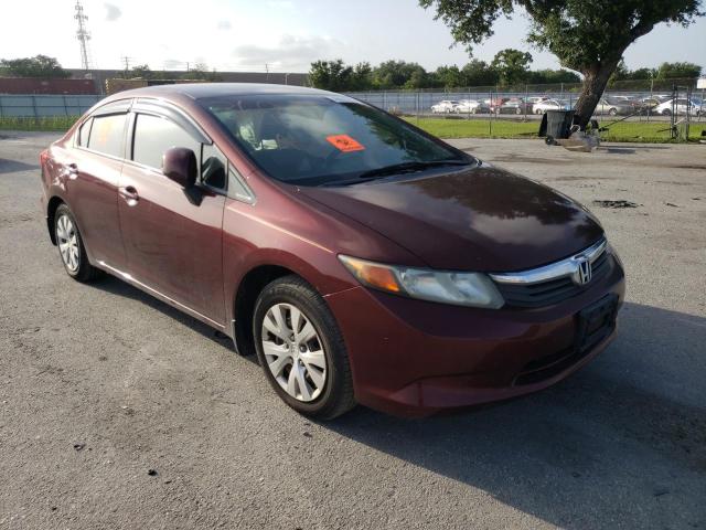 HONDA CIVIC LX 2012 with VIN 19XFB2F56CE060685 - Photo from auction