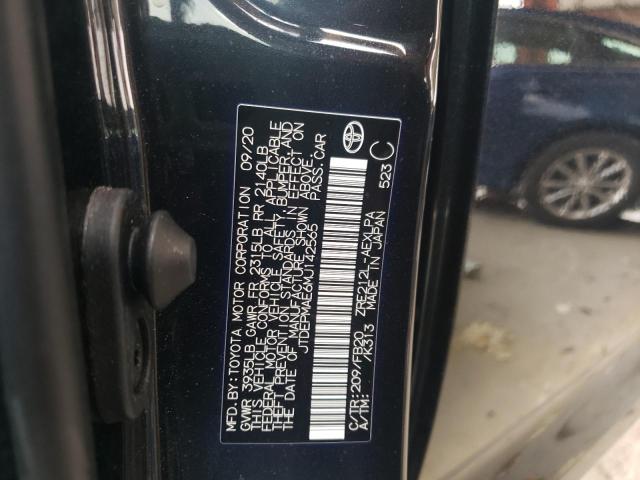 Photo 10 from auction – 2021 TOYOTA COROLLA LE with VIN JTDEPMAE6MJ142565