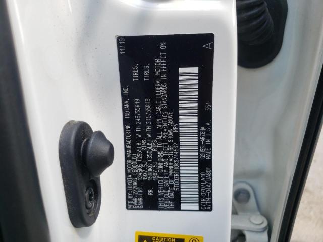 Photo 10 from auction – 2019 TOYOTA HIGHLANDER with VIN 5TDDZRFH0KS744562