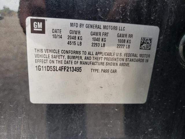 Photo 10 from auction – 2015 CHEVROLET MALIBU 2LT with VIN 1G11D5SL4FF213495