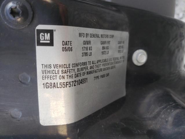 Photo 10 from auction – 2007 SATURN ION with VIN 1G8AL55F57Z104991