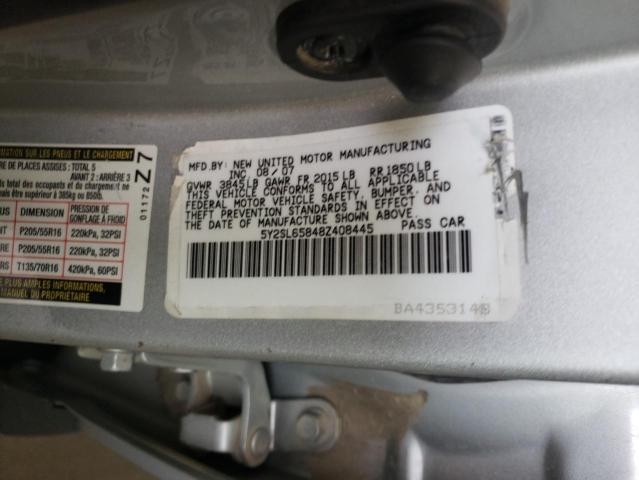 Photo 10 from auction – 2008 PONTIAC VIBE with VIN 5Y2SL65848Z408445