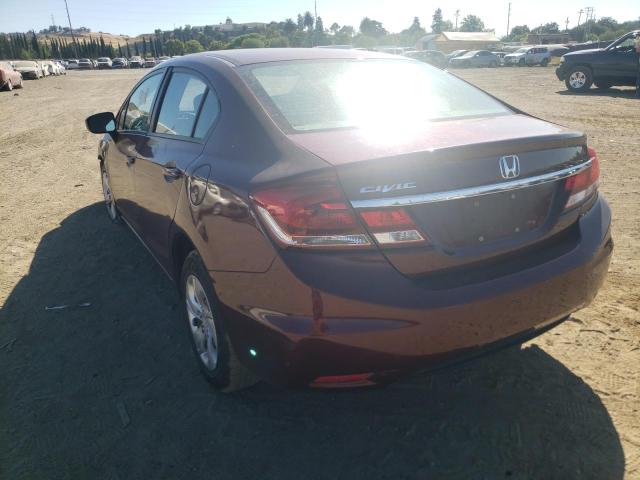 Photo 3 from auction – 2015 HONDA CIVIC LX with VIN 19XFB2F58FE272248