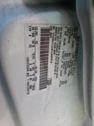 Photo 10 from auction – 2001 FORD EXPEDITION with VIN 1FMRU15L81LA89915