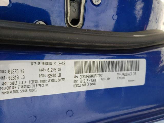 Photo 10 from auction – 2019 DODGE CHARGER SX with VIN 2C3CDXBG4KH717637