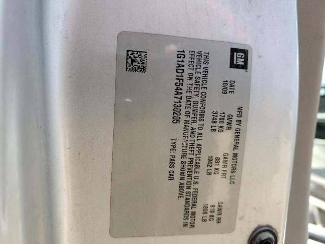 Photo 10 from auction – 2010 CHEVROLET COBALT 1LT with VIN 1G1AD1F54A7130205