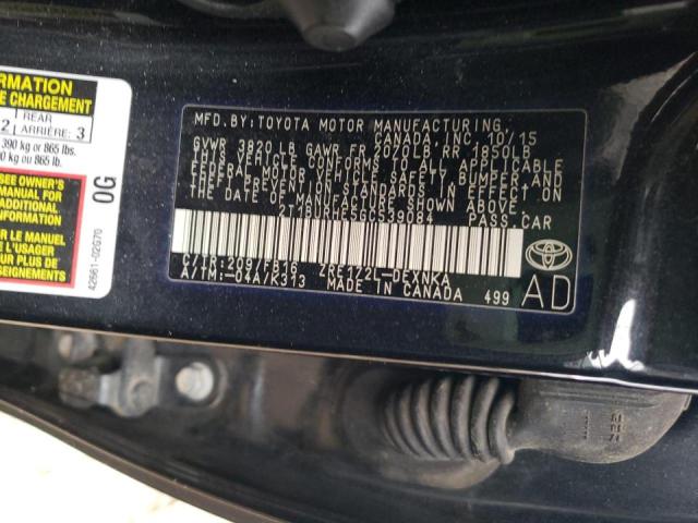 Photo 10 from auction – 2016 TOYOTA COROLLA L with VIN 2T1BURHE5GC539084
