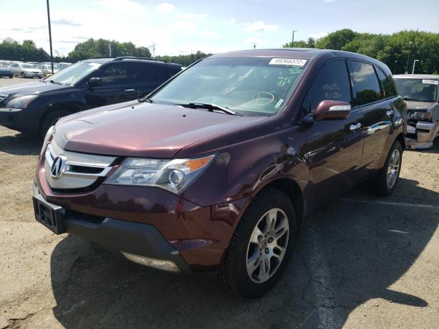 Photo 2 from auction – 2009 ACURA MDX TECHNO with VIN 2HNYD28609H500061