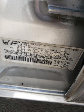 Photo 10 from auction – 2004 TOYOTA RAV4 with VIN JTEHD20V146016270