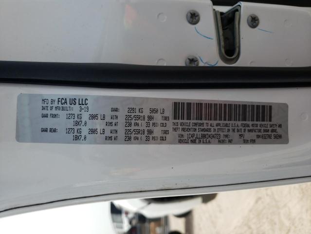 Photo 10 from auction – 2019 JEEP CHEROKEE L with VIN 1C4PJLLB8KD434723