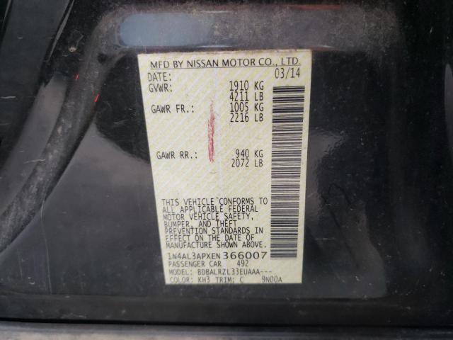 Photo 10 from auction – 2014 NISSAN ALTIMA 2.5 with VIN 1N4AL3APXEN366007