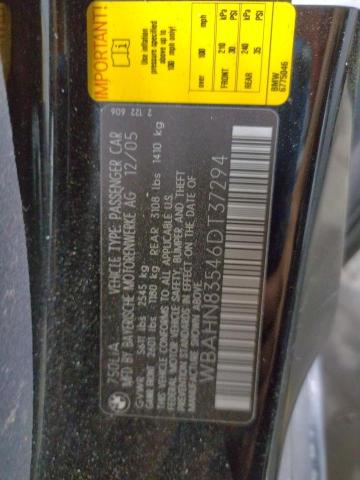 Photo 10 from auction – 2006 BMW 750 LI with VIN WBAHN83546DT37294