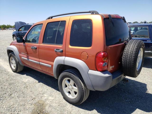 Photo 3 from auction – 2002 JEEP LIBERTY SP with VIN 1J4GK48K52W168765