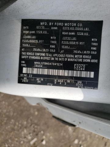 Photo 10 from auction – 2010 FORD TRANSIT CO with VIN NM0LS7BN0AT041234