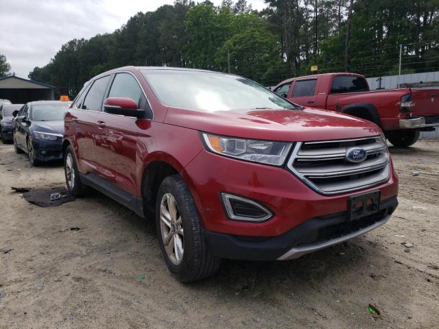 FORD EDGE SEL 2015 with VIN 2FMTK4J81FBB63536 - Photo from auction
