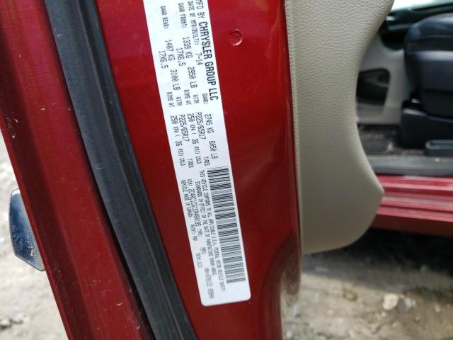Photo 10 from auction – 2014 CHRYSLER TOWN & COU with VIN 2C4RC1CG1ER460195