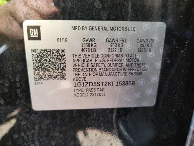 Photo 10 from auction – 2019 CHEVROLET MALIBU LT with VIN 1G1ZD5ST2KF153858