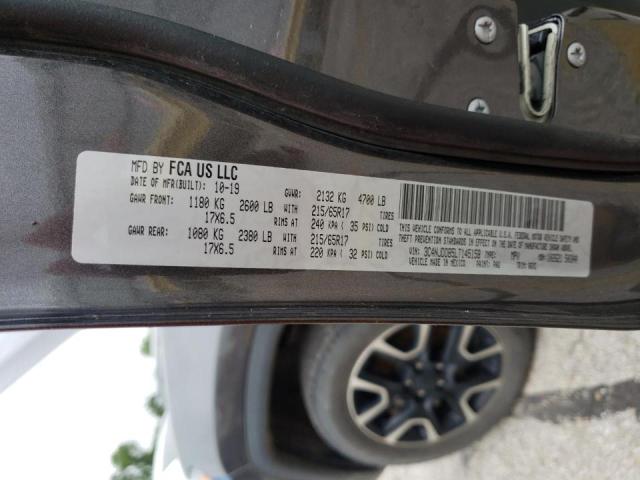 Photo 10 from auction – 2020 JEEP COMPASS TR with VIN 3C4NJDDB5LT145158