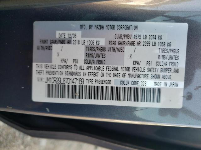 Photo 10 from auction – 2007 MAZDA 5 with VIN JM1CR29L870147169