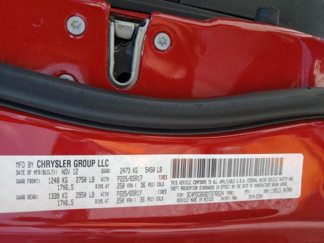 Photo 10 from auction – 2013 DODGE JOURNEY SX with VIN 3C4PDCBG8DT576524