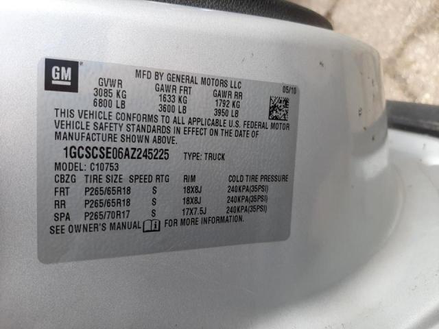 Photo 10 from auction – 2010 CHEVROLET SILVERADO with VIN 1GCSCSE06AZ245225