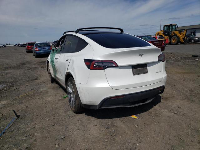 Photo 3 from auction – 2022 TESLA MODEL Y with VIN 7SAYGDEE2NF364975