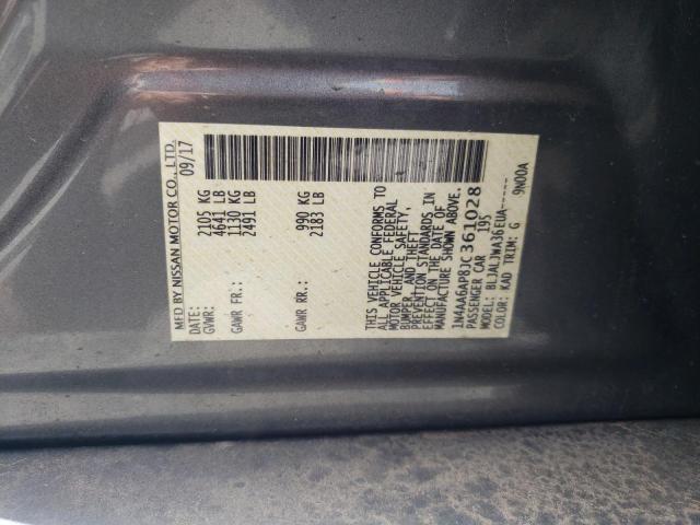 Photo 10 from auction – 2018 NISSAN MAXIMA 3.5 with VIN 1N4AA6AP8JC361028