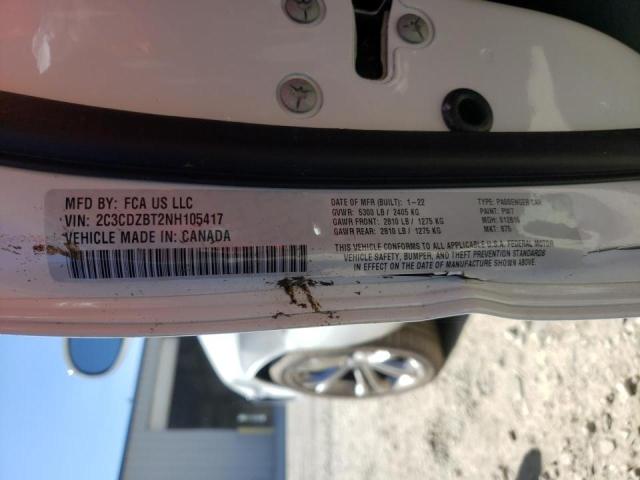Photo 10 from auction – 2022 DODGE CHALLENGER with VIN 2C3CDZBT2NH105417