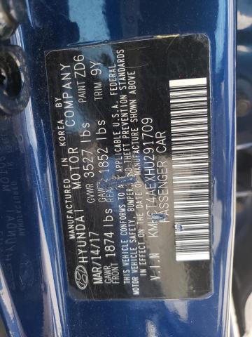 Photo 10 from auction – 2017 HYUNDAI ACCENT SE with VIN KMHCT4AEXHU291709