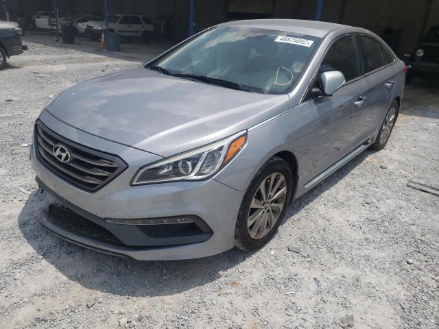 Photo 2 from auction – 2016 HYUNDAI SONATA SPO with VIN 5NPE34AF3GH406486