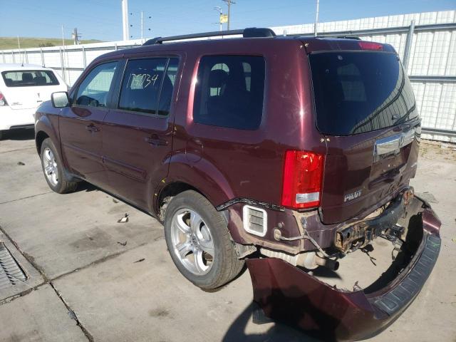 Photo 3 from auction – 2012 HONDA PILOT EXL with VIN 5FNYF4H59CB073768