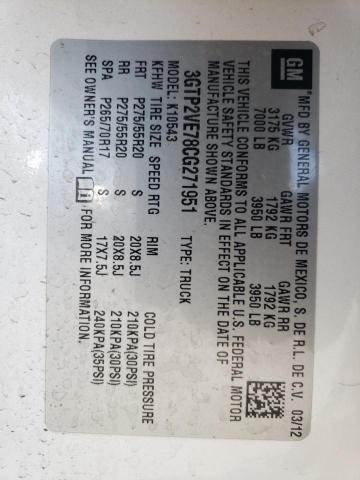 Photo 10 from auction – 2012 GMC SIERRA K15 with VIN 3GTP2VE78CG271951