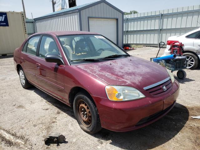 Photo 1 from auction – 2003 HONDA CIVIC LX with VIN 2HGES16513H607972