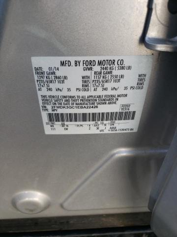 Photo 10 from auction – 2014 FORD EDGE SE with VIN 2FMDK3GC1EBA22426