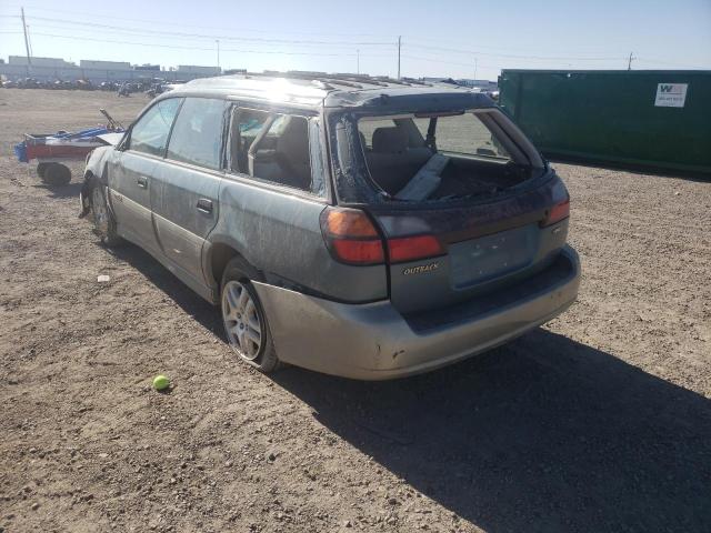 Photo 3 from auction – 2000 SUBARU LEGACY OUT with VIN 4S3BH6650Y7665801