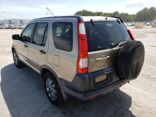 Photo 3 from auction – 2005 HONDA CR-V LX with VIN SHSRD68575U303289