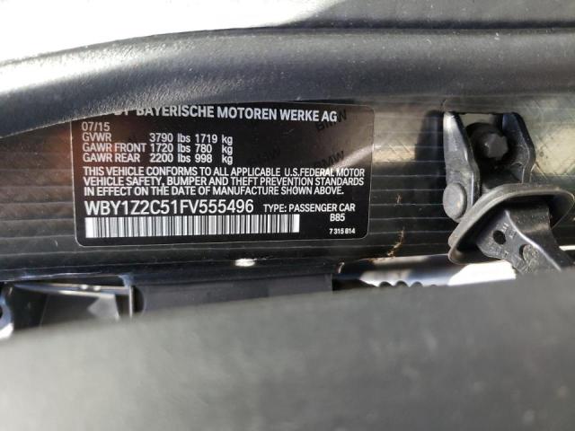 Photo 10 from auction – 2015 BMW I3 BEV with VIN WBY1Z2C51FV555496