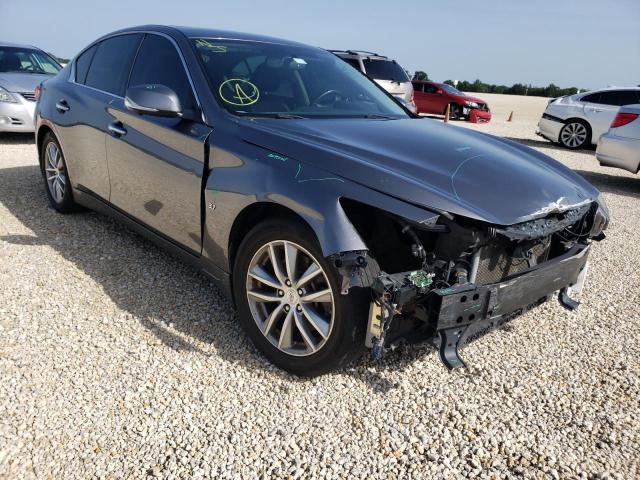 INFINITI Q50 BASE 2014 with VIN JN1BV7AP8EM677119 - Photo from auction