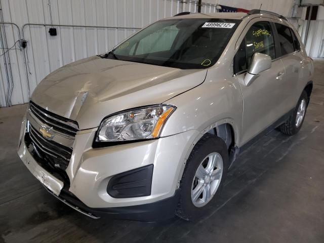 Photo 2 from auction – 2016 CHEVROLET TRAX 1LT with VIN 3GNCJPSB9GL274142