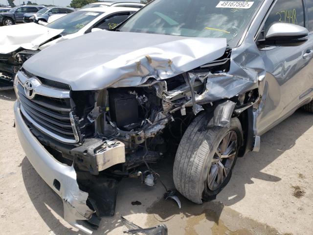 Photo 9 from auction – 2015 TOYOTA HIGHLANDER with VIN 5TDJKRFH5FS103064