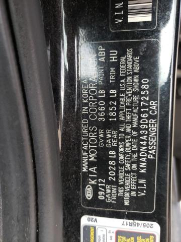 Photo 10 from auction – 2013 KIA RIO EX with VIN KNADN4A39D6172580
