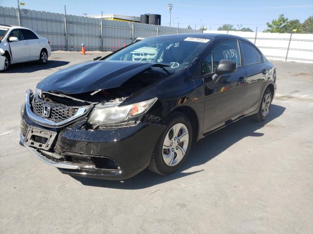 Foto 2 de la subasta – 2013 HONDA CIVIC LX con VIN 19XFB2F55DE257574