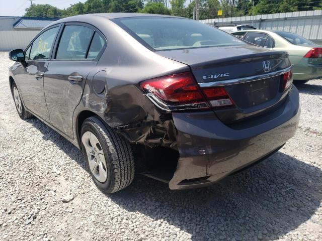Photo 3 from auction – 2013 HONDA CIVIC LX with VIN 19XFB2F50DE070114