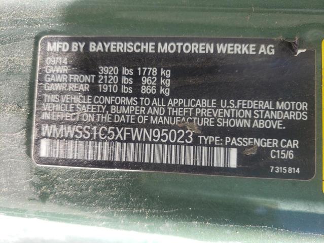 Photo 10 from auction – 2015 MINI COOPER PAC with VIN WMWSS1C5XFWN95023