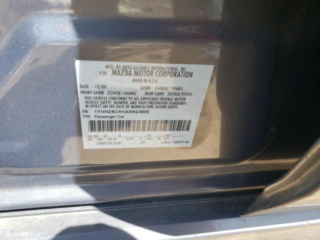 Photo 10 from auction – 2010 MAZDA 6 I with VIN 1YVHZ8CH1A5M23905
