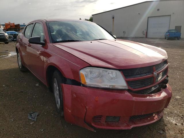 DODGE AVENGER SE 2008 with VIN 1B3LC46K78N199035 - Photo from auction
