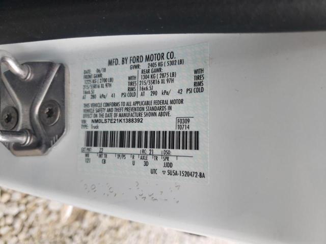 Photo 10 from auction – 2019 FORD TRANSIT CO with VIN NM0LS7E21K1388392