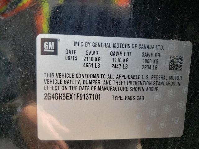 Photo 10 from auction – 2015 BUICK REGAL with VIN 2G4GK5EX1F9137101