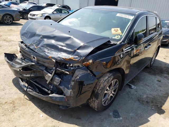 Photo 2 from auction – 2013 HONDA ODYSSEY EX with VIN 5FNRL5H67DB088671