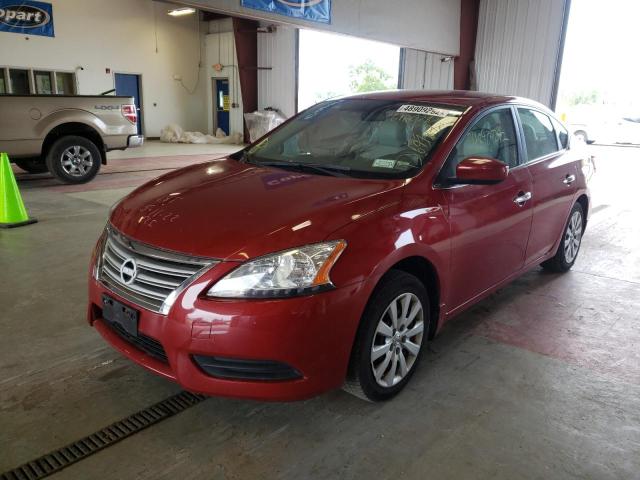 Photo 2 from auction – 2014 NISSAN SENTRA S with VIN 3N1AB7AP3EL616078